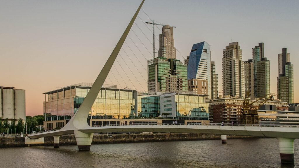 madero port, buenos aires, nature, argentina, woman's bridge, water, architecture, port, building